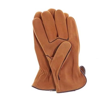 (image for) Deerskin Glove with Elastic Back and Contrasting Piping